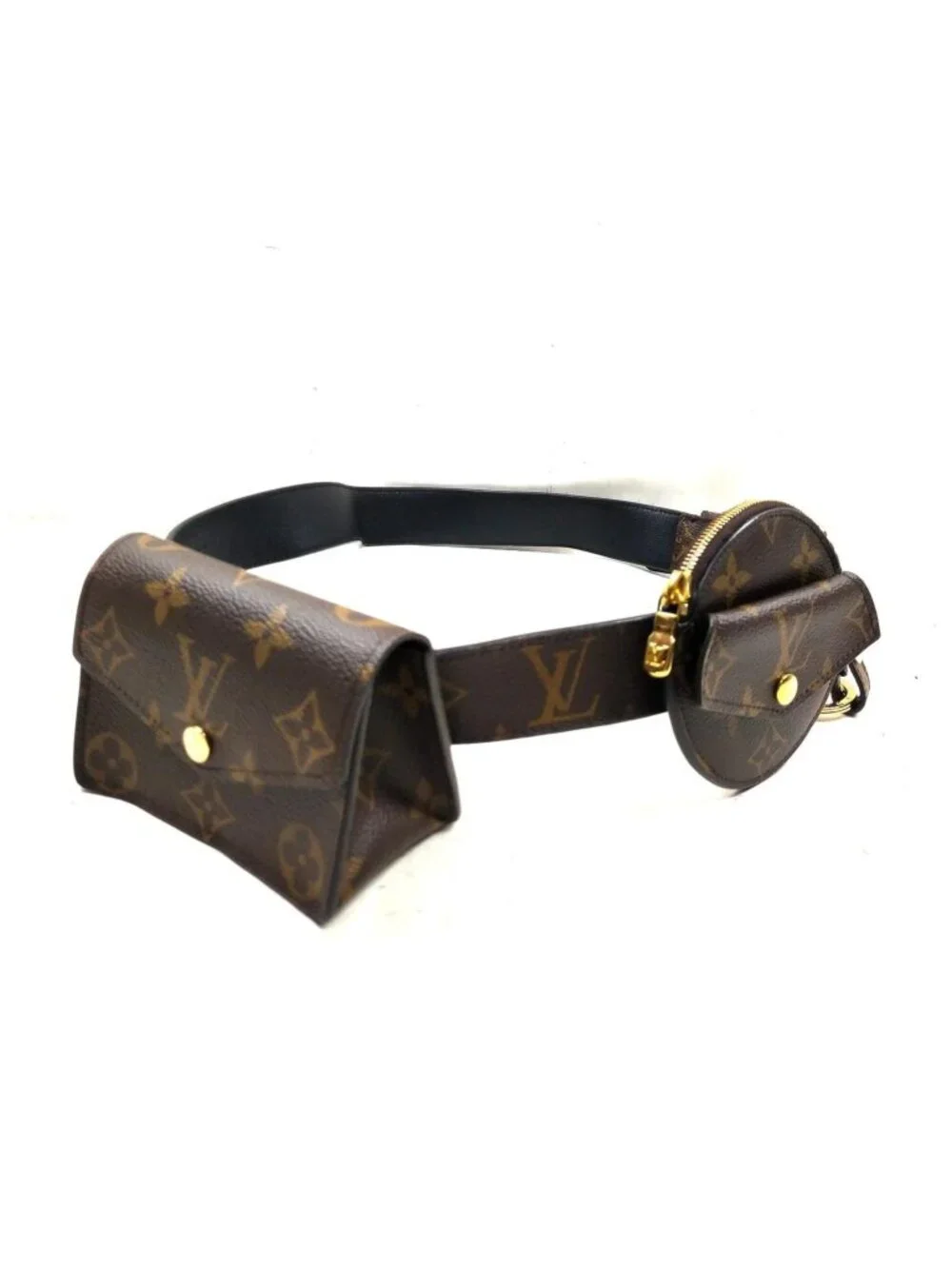 Authentic Louis Vuitton Monogram Multi-Pocket Utility Belt Bag